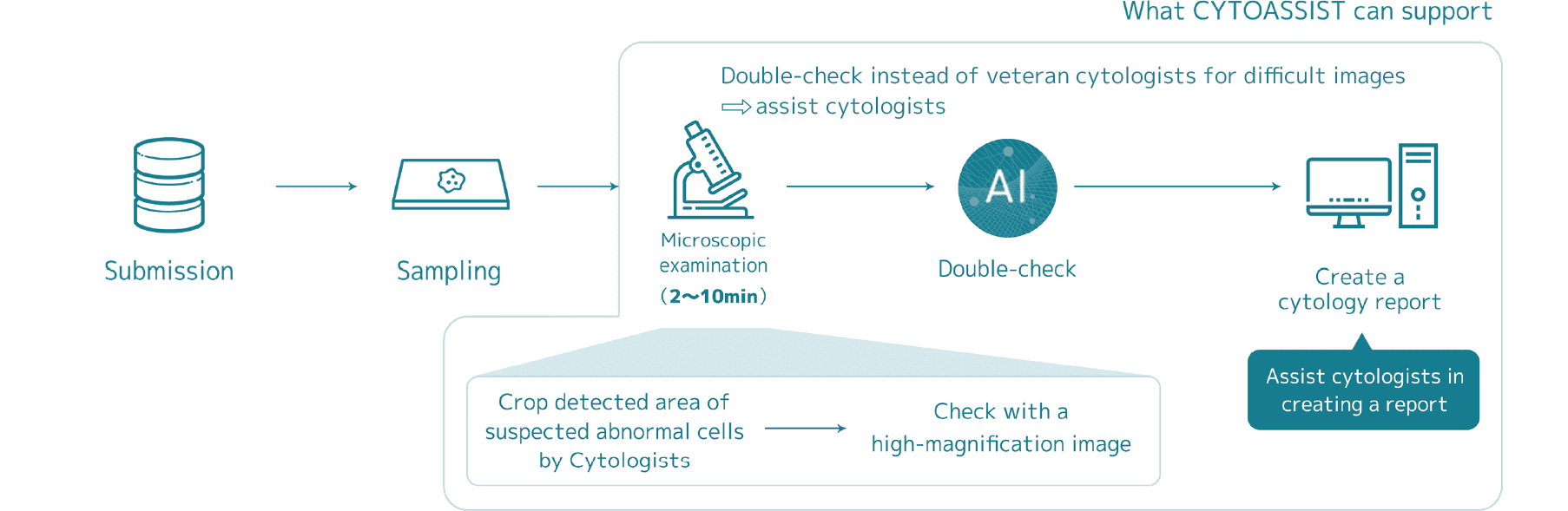 What CYTOASSIST can support